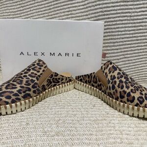 Alex Marie Beige Slip-On Shoes